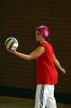 Une joueuse de l'quipe de volley de Jean Rostand.